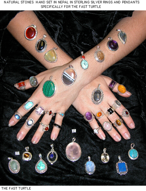 Stone Rings & Pendants